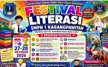 Festival Literasi 2026, SMPN 1 Karangpawitan Siap Tampilkan Karya dan Talenta Murid