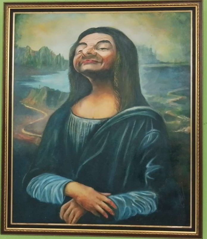 Mr Bean Monalisa