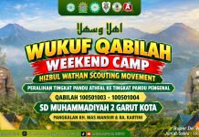 SD Muhammadiyah 2 Garut Kota Gelar Wukuf Qabilah, Bekali Pandu Athfal Menuju Pandu Pengenal