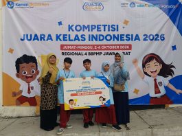 Tembus 150 Besar Nasional, SDIT Persis Tarogong 2 Raih Juara 3 Regional Juara Kelas Indonesia 2026