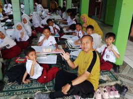 SDN 3 Muarasanding Gelar Lomba Mewarnai, Jaring Wakil ke Tingkat PGRI Cabang Garut Kota