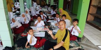 SDN 3 Muarasanding Gelar Lomba Mewarnai, Jaring Wakil ke Tingkat PGRI Cabang Garut Kota