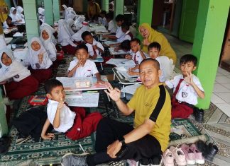 SDN 3 Muarasanding Gelar Lomba Mewarnai, Jaring Wakil ke Tingkat PGRI Cabang Garut Kota