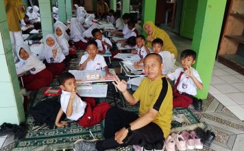 SDN 3 Muarasanding Gelar Lomba Mewarnai, Jaring Wakil ke Tingkat PGRI Cabang Garut Kota