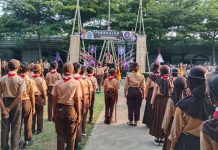 SMPN 6 Garut Gelar Perrakajum 2026, Tanamkan Patriotisme dan Karakter Pramuka