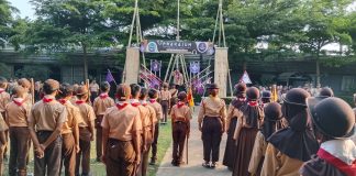 SMPN 6 Garut Gelar Perrakajum 2026, Tanamkan Patriotisme dan Karakter Pramuka